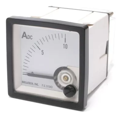0 - 10 Amp DC Analog Panel Meter / 0.5 Amp Divisions