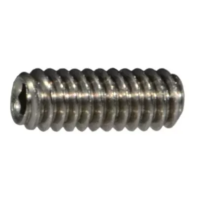 #0-80 x 5/32" 18-8 Stainless Steel Fine Thread Hex Socket Headless Set Screws