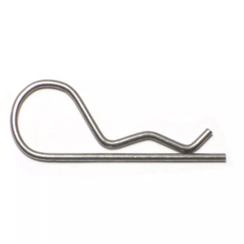 .072" x 1-7/8" 18-8 Stainless Steel Hitch Pin Clips