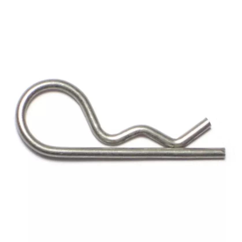 .080" x 1-9/16" 18-8 Stainless Steel Hitch Pin Clips