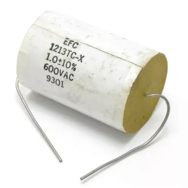 1.0 UF 600 Volt AC Axial Lead Capacitor