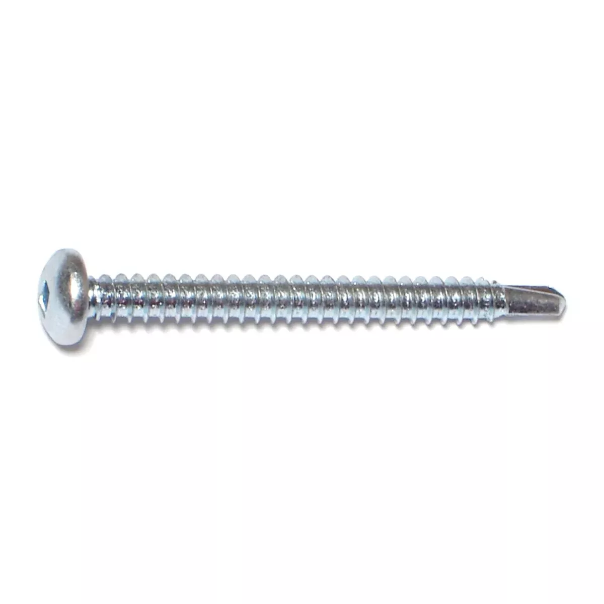 #10-16 x 2" Zinc Square Pan Head Self-Drilling Screws (24 pcs.)