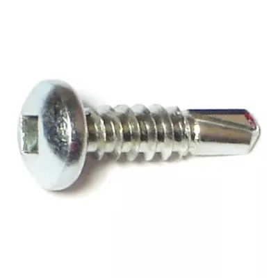 #10-16 x 3/4" Zinc Square Pan Head Self-Drilling Screws (40 pcs.)