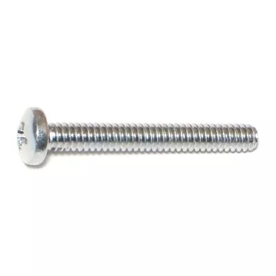 #10-24 x 1-1/2" Zinc Phillips Pan Head Machine Screws (70 pcs.)