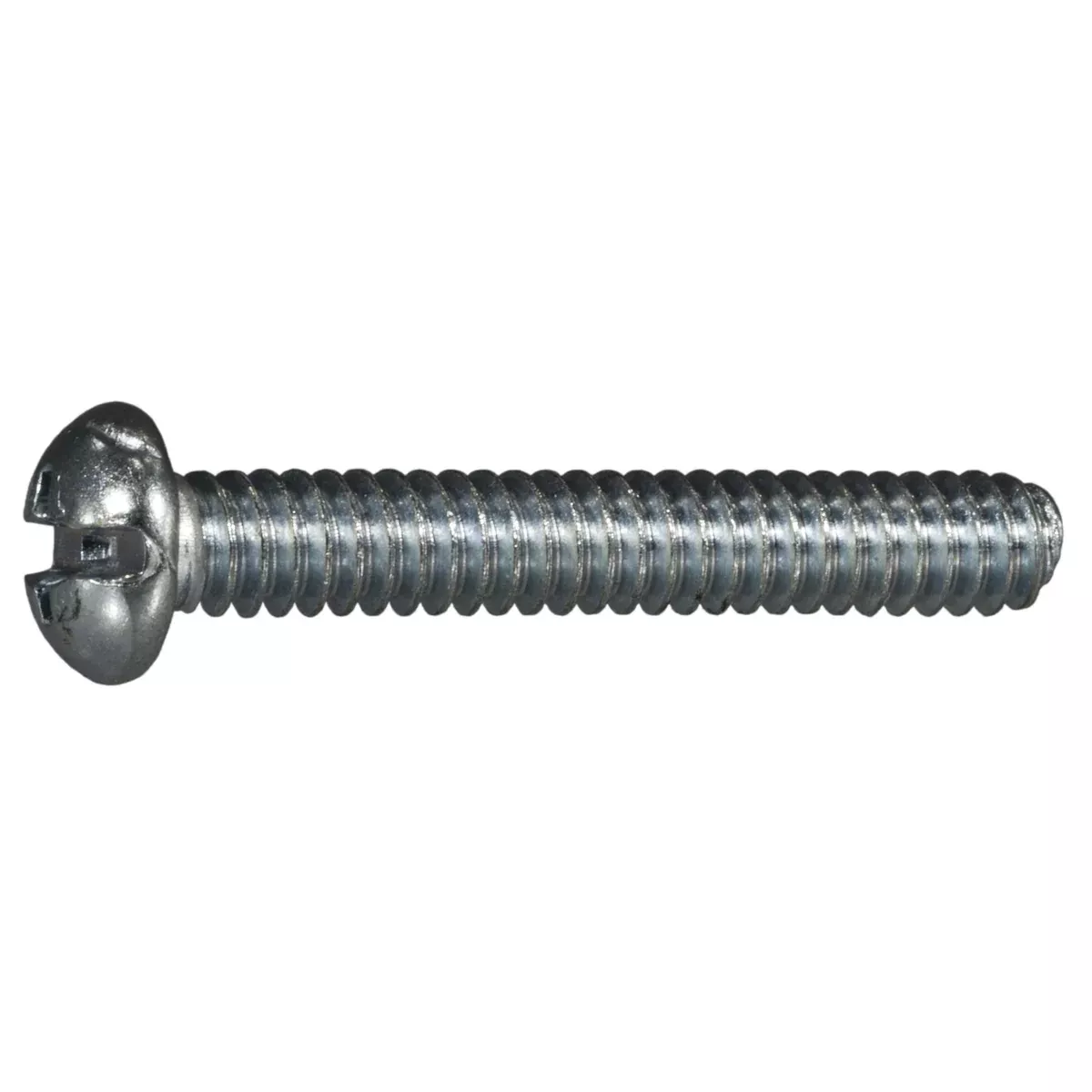 #10-24 x 1-1/4" Zinc Plated Steel Coarse Thread Combo Round Head Machine Screws