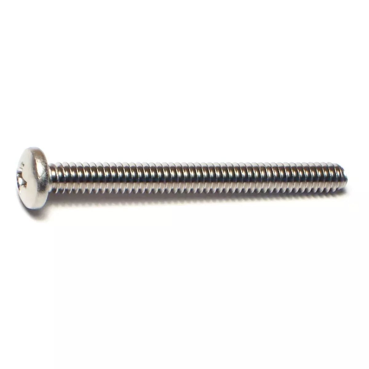 #10-24 x 2" 18-8 Stainless Steel Coarse Thread Phillips Pan Head Machine Screws