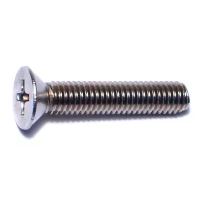 #10-32 x 1" 18-8 Stainless Phillips Flat Head Machine Screws (100 pcs.)