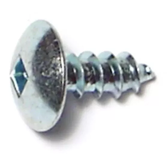 #10 x 1/2" Zinc Square Drive Truss Head Sheet Metal Screws (90 pcs.)