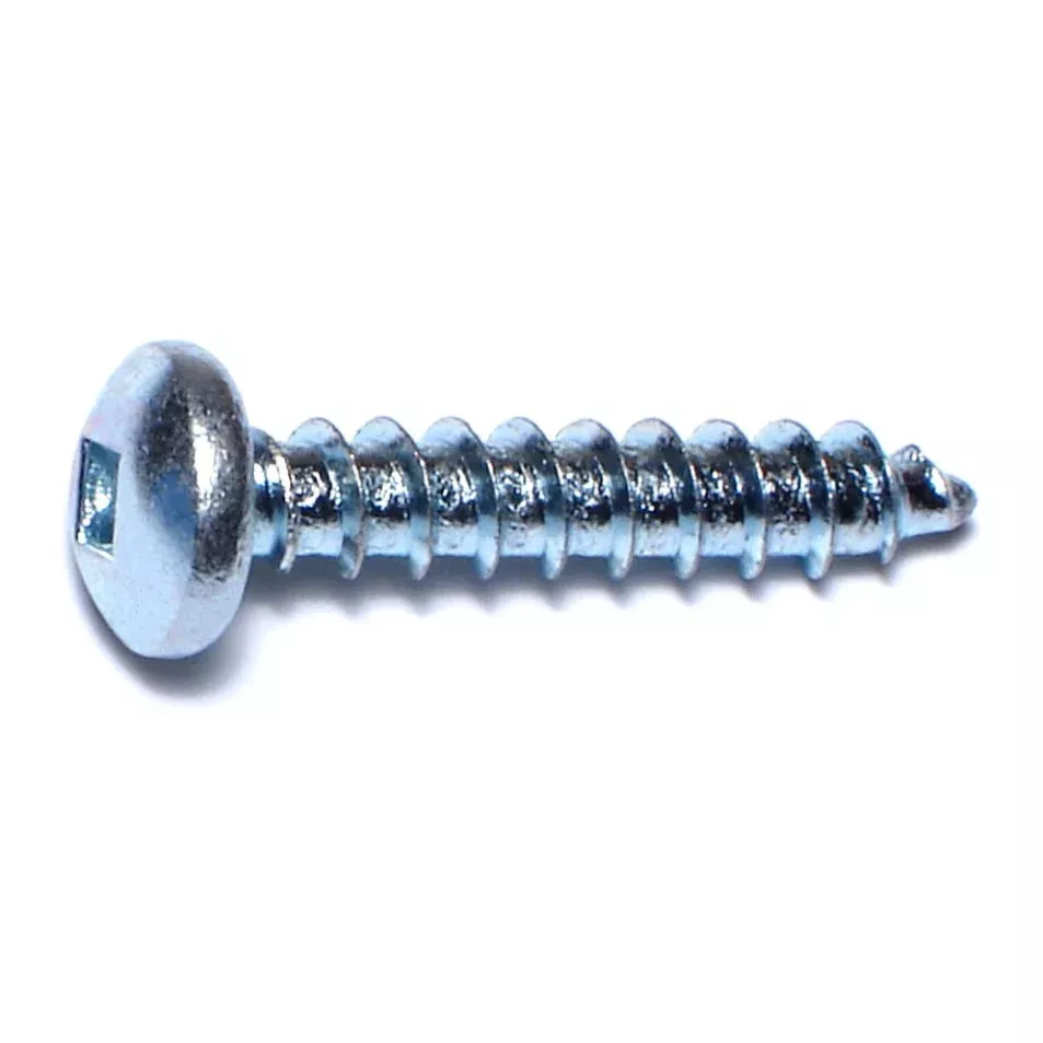 #10 x 1" Zinc Square Drive Pan Head Sheet Metal Screws (70 pcs.)