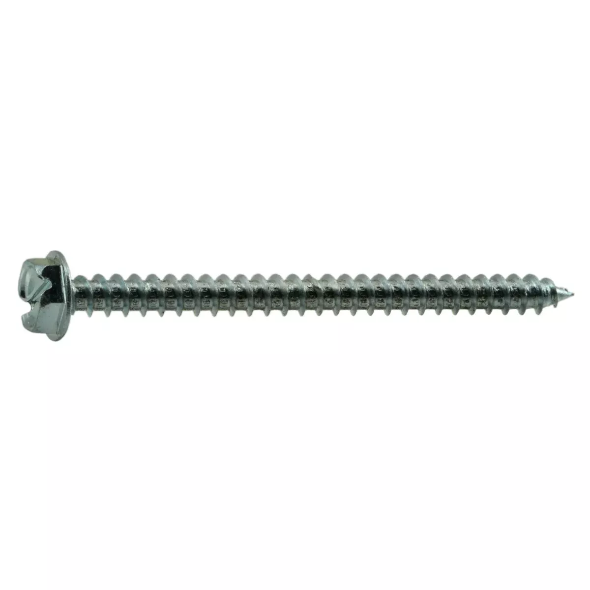 #10 x 2-1/2" Zinc Slotted Hex Head Sheet Metal Screws (35 pcs.)