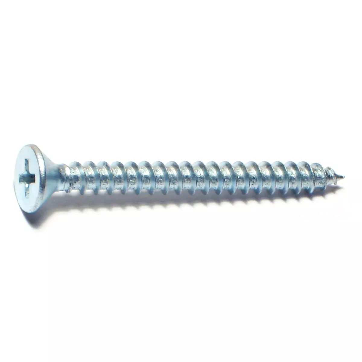 #10 x 2" Zinc Phillips Flat Head Sheet Metal Screws (50 pcs.)
