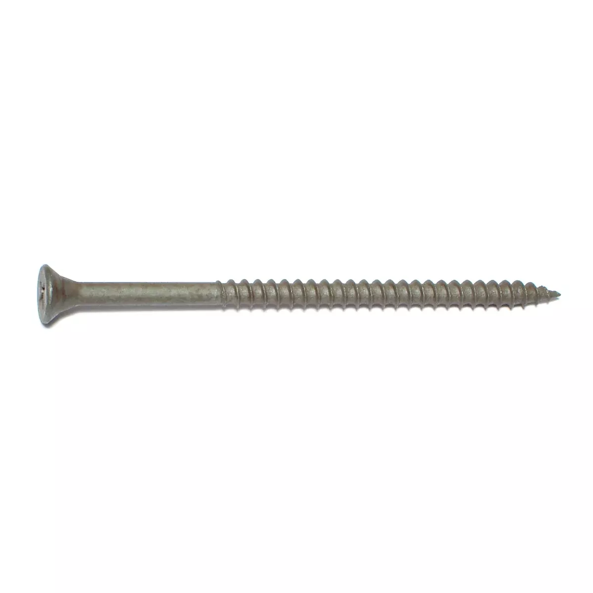 #10 x 3-1/2" Green Ruspert Coated Steel Phillips Bugle Head Deckselect Deck Screws