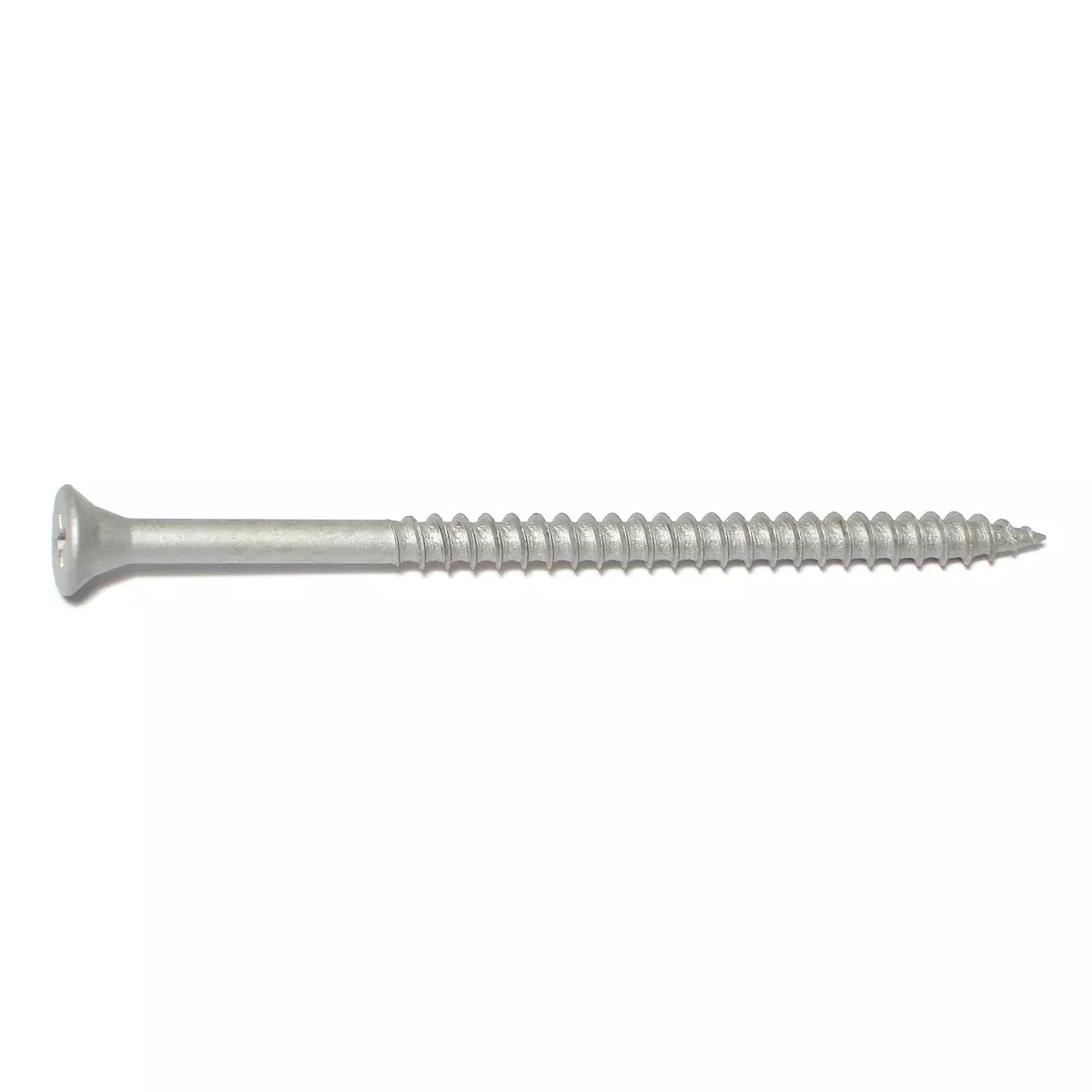 #10 x 3-1/2" Silver Ruspert Coated Steel Phillips Deckselect Bugle Head Deck Screws