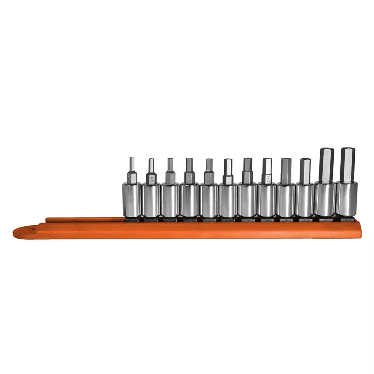 12 Piece SAE/MM Tamper Hex Socket Bit Set MAY16021 Mayhew