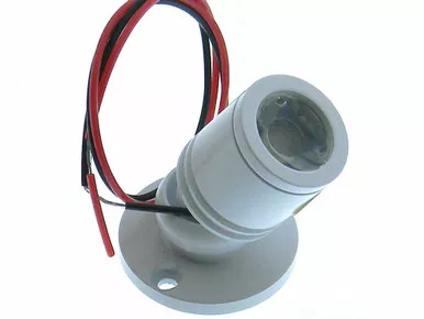 12V DC High Brightness, 2W Micro Spotlight White