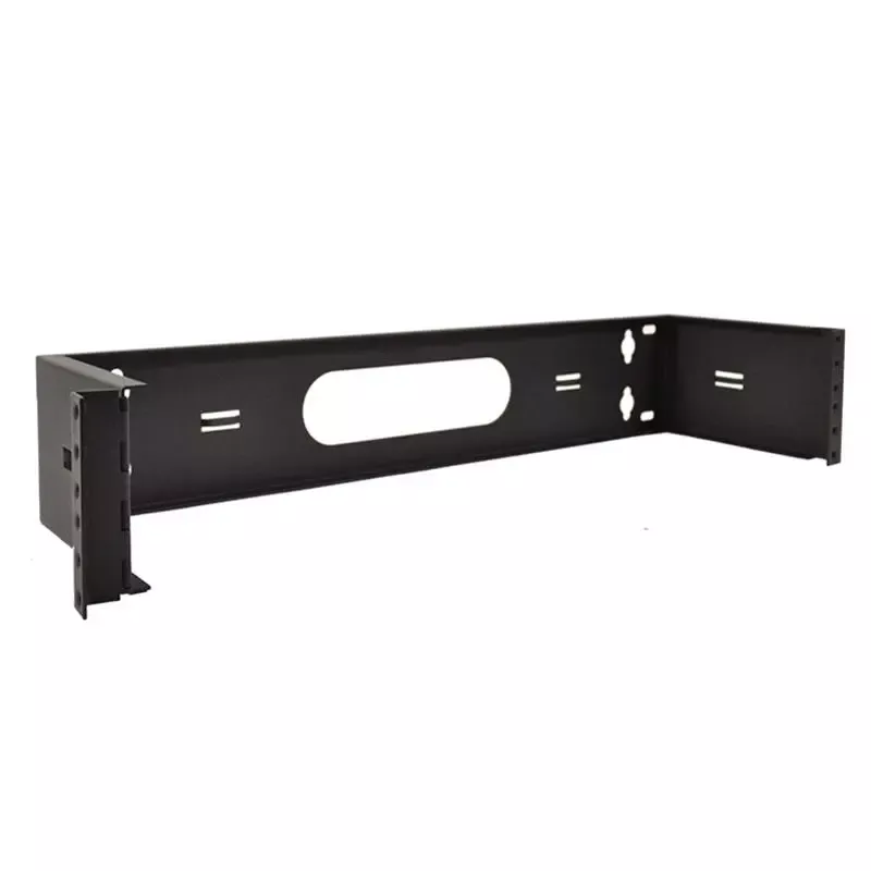 19" x 6" Depth Two Space 2U Steel Mount Swing Out Patch Panel Bracket
