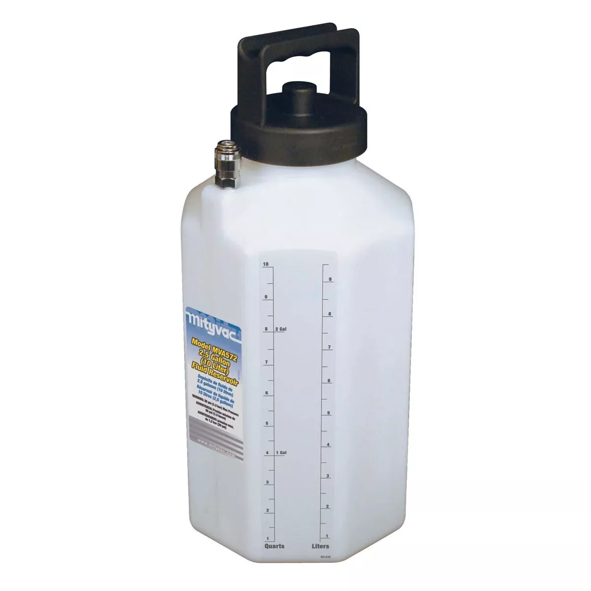 2.5 Gallon Fluid Reservoir Bottle MITMVA572 Mityvac