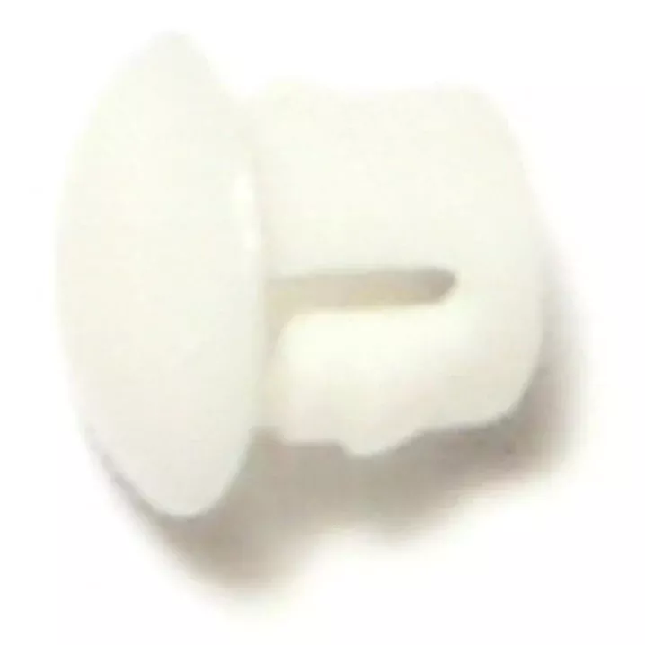 3/16" White Nylon Plastic Flush Head Hole Plugs