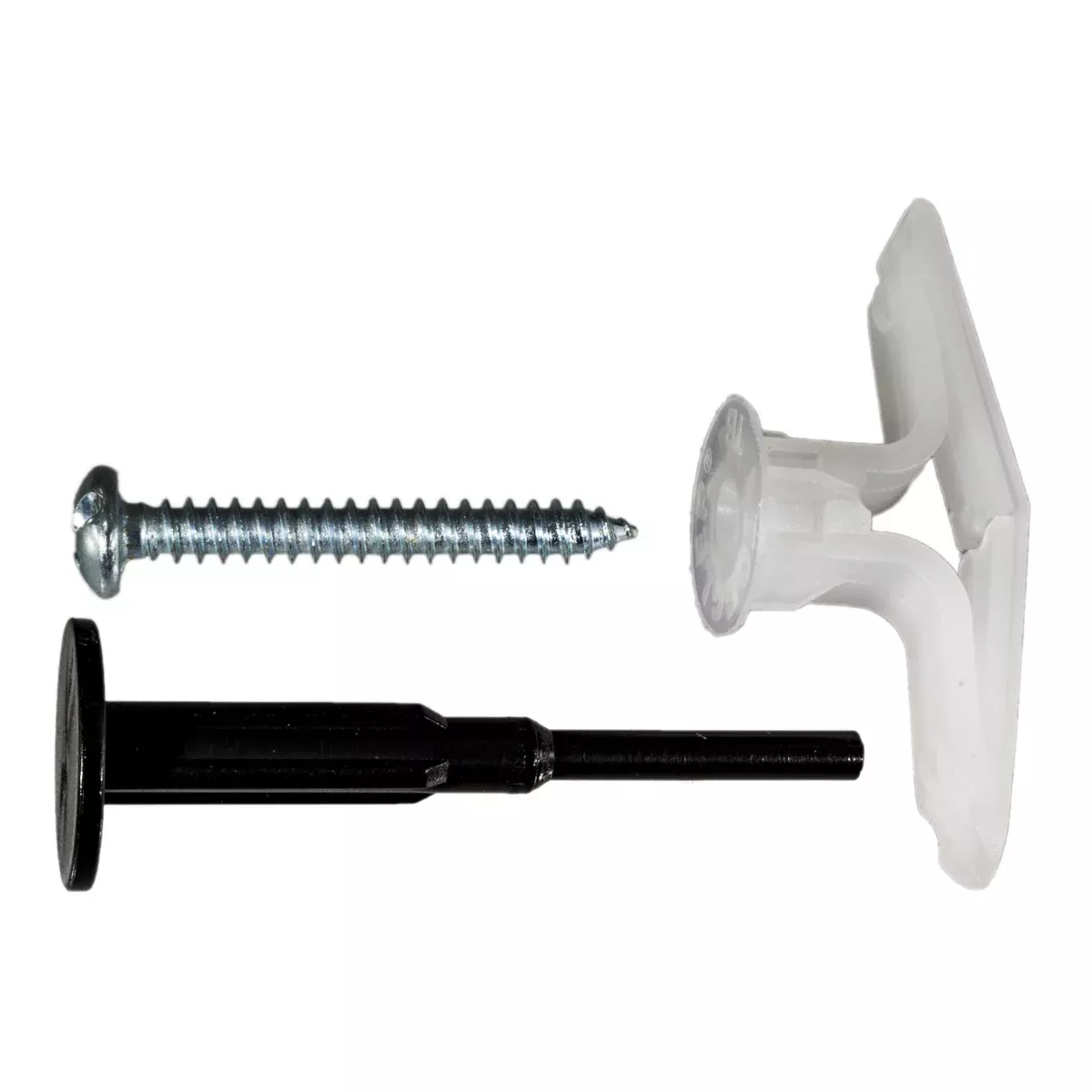 3/8" - 1/2" x 1.8" Plastic Toggles & Screws (10 pcs.)