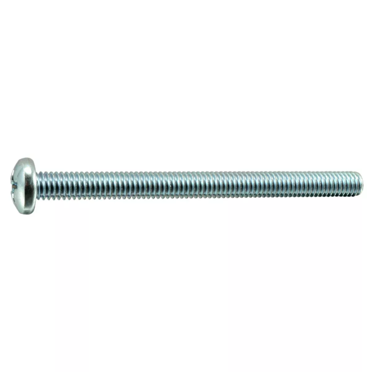 5/16"-18 x 4" Zinc Plated Steel Coarse Thread Phillips Pan Head Machine Screws