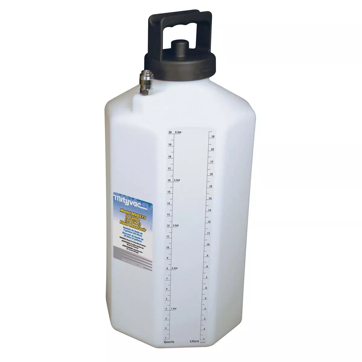 5 Gallon Fluid Reservoir Bottle MITMVA573 Mityvac