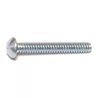 #6-32 x 1" Zinc Slotted Round Head Machine Screws (150 pcs.)