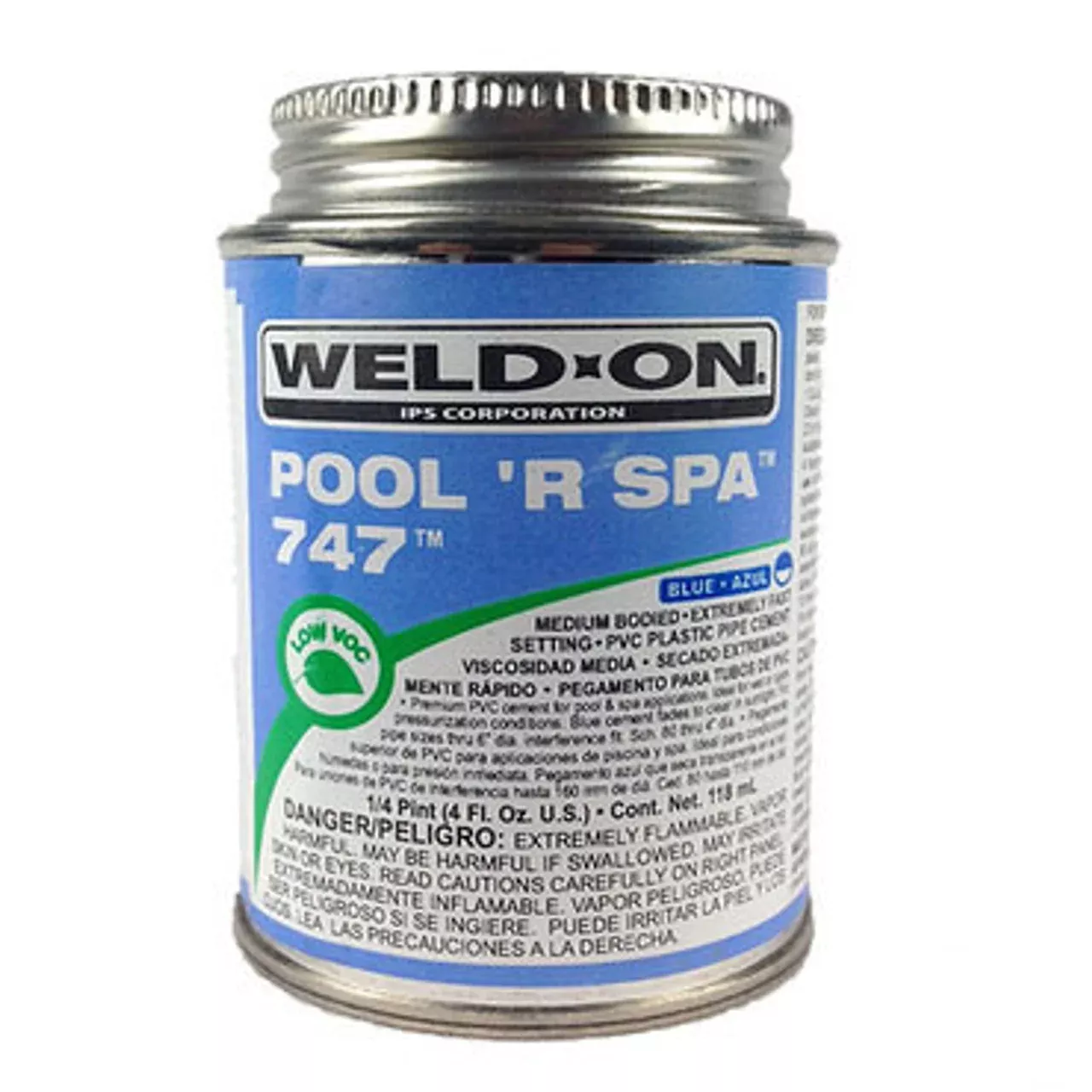 747 PVC Cement Blue Pool 'R Spa - 1 Quart
