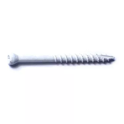 8 x 2" Star Drive White Composite Trim Saberdrive Screws
