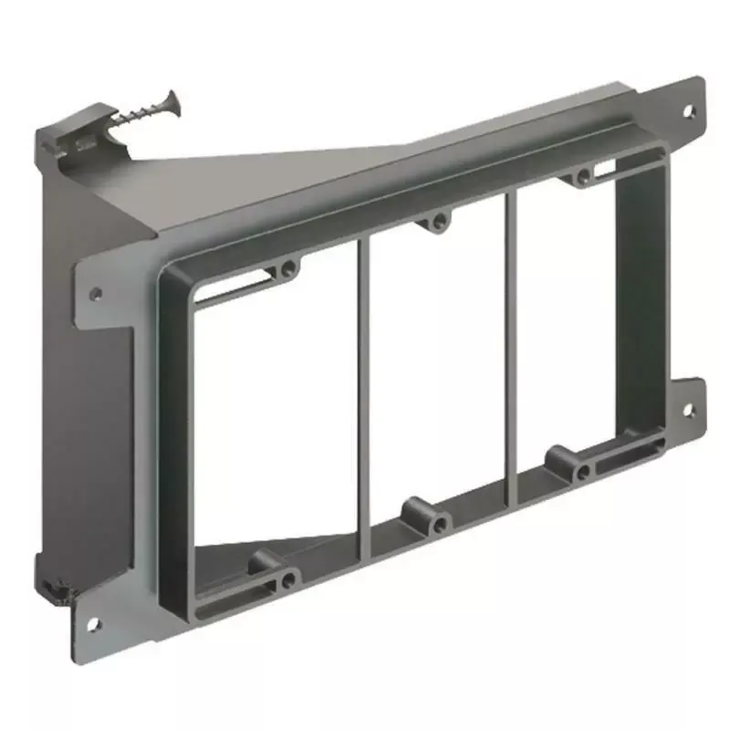 Arlington LVS3 Screw On Three Gang Low Voltage Mounting Bracket