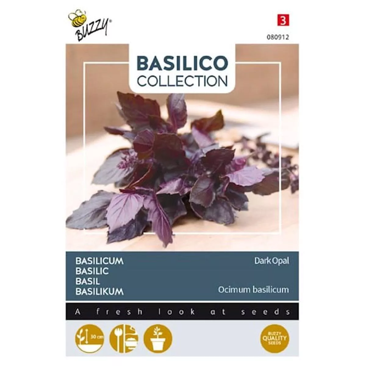 Buzzy Basil Dark Opal
