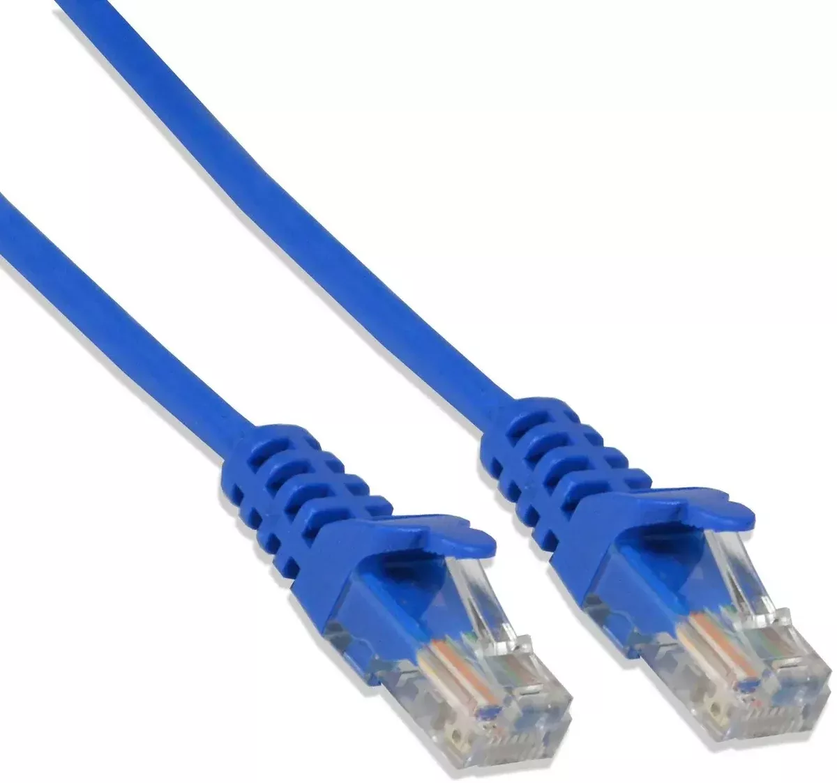 CAT5E Blue Ethernet Network 1-100 Feet 24 Gauge Patch Cable RJ45 LAN Wire