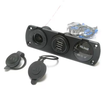 DIY 12 Volt DC Mobile Power Panel, 3 in 1