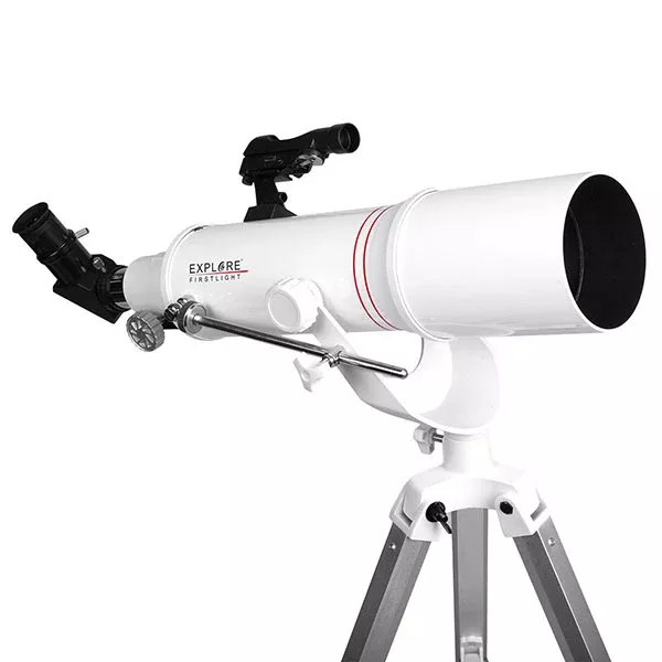 Explore Scientific Firstlight AR90mm White Tube Refractor W/ AZ Mount