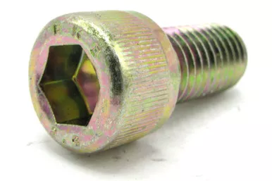 M12 x 25mm Zinc Plated Socket Caphead Screw, Class 12.9, 10pc
