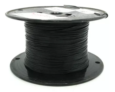 M16878/4BFE0 22AWG Silver Plated, PTFE Teflon Jacketed Wire, Black, 100ft
