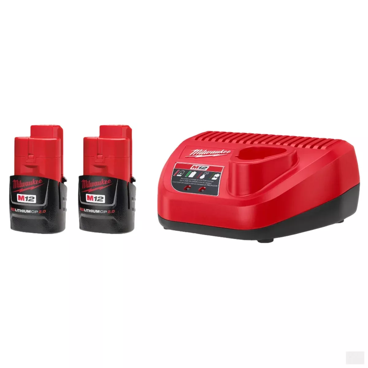 Milwaukee M12™ 2.0 Battery Starter Kit (48-59-2420)
