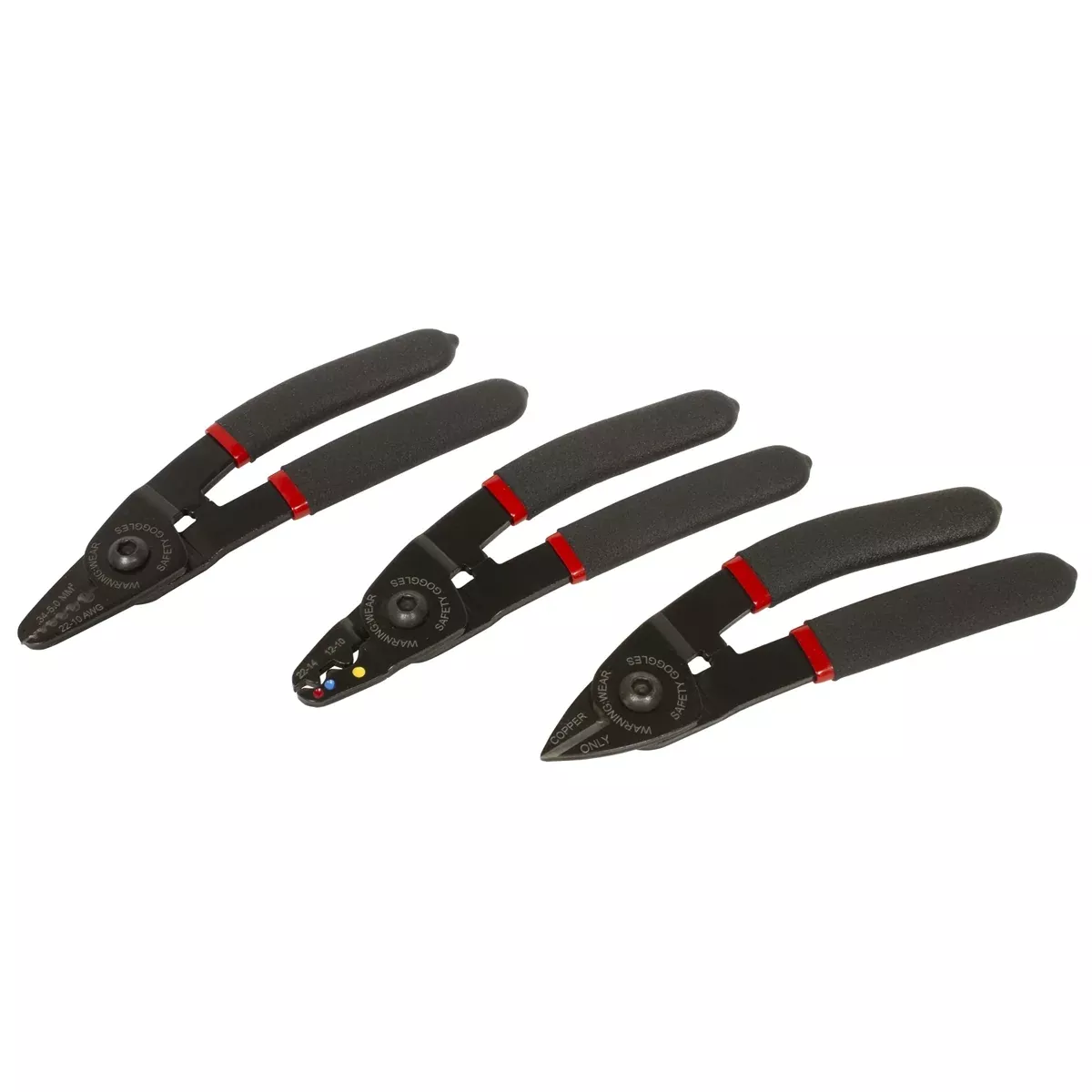 Mini Strip/Cut/Crimp Set, 3pc. LIS68700 Lisle