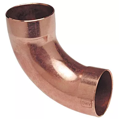 Nibco 907-LT DWV 90-Degree Long Radius Elbow C x C - Wrot