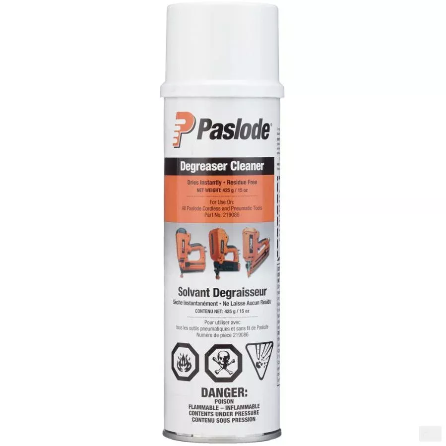 Paslode Cordless Nailer Degreaser Cleaner 15Oz Can 219086