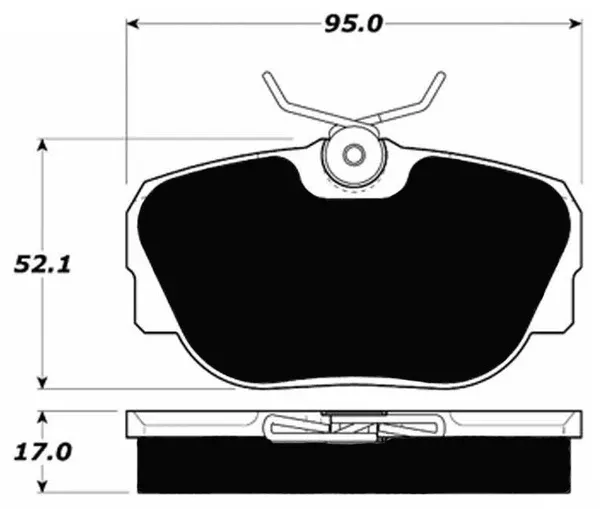 Porterfield Brake Pads for 1986 SAAB 9000