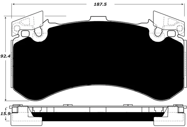 Porterfield Brake Pads for 2012 AUDI S7 - (Excluding Ceramic Discs)