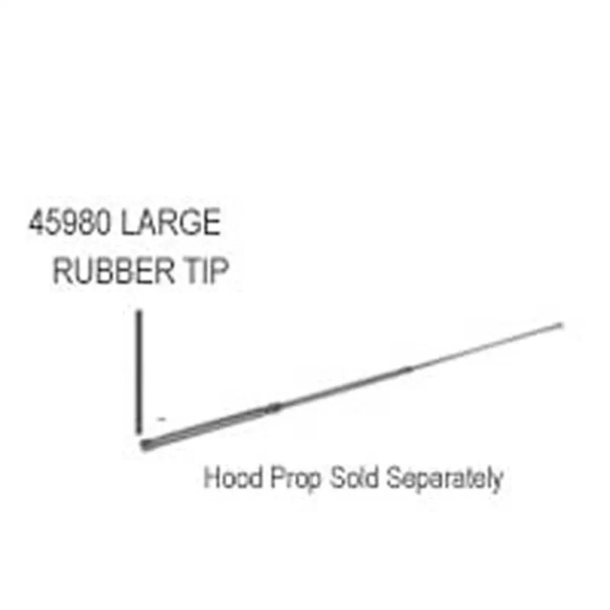 Rubber Tip for LIS45900 Hood Prop LIS45980 Lisle
