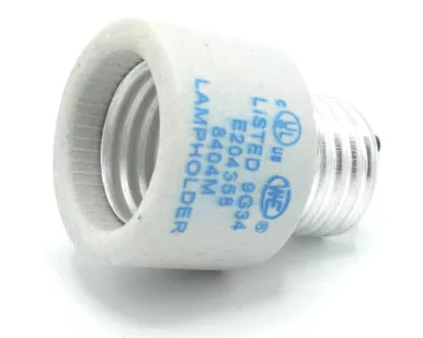 Satco 92/324, Medium To Medium, E26-E26, 1" Overall Extension, Porcelain, 10pcs