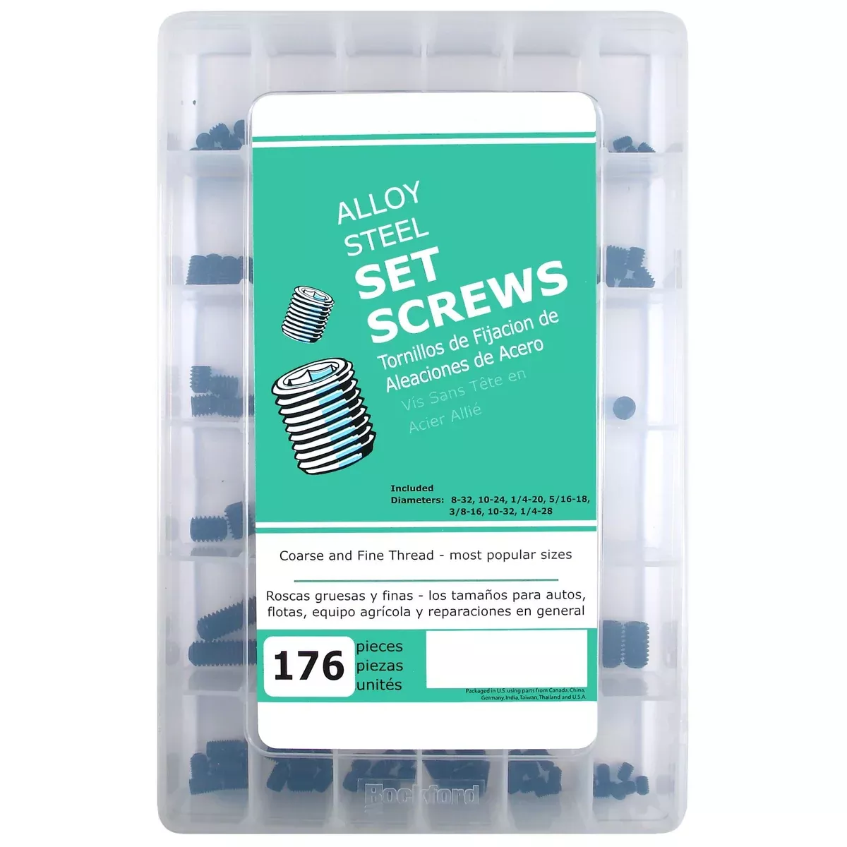 Set Screws Large Project Kit (176 pcs.)