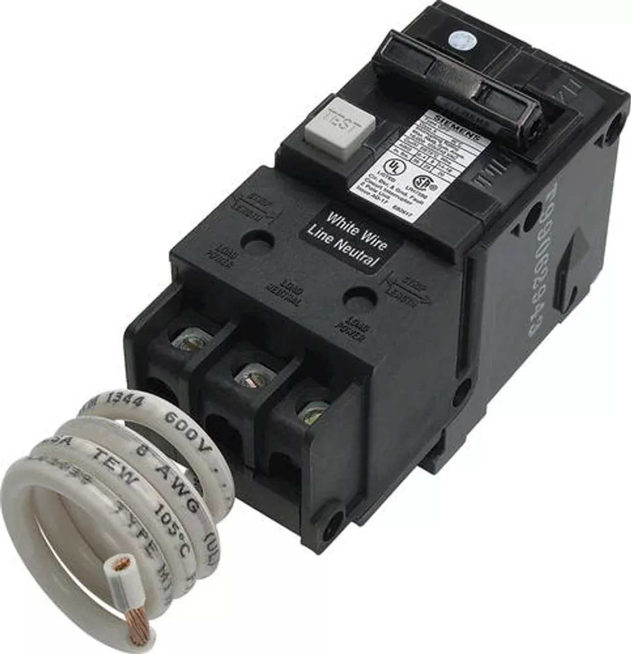 Siemens 60 Amp Double Pole GFCI Breaker