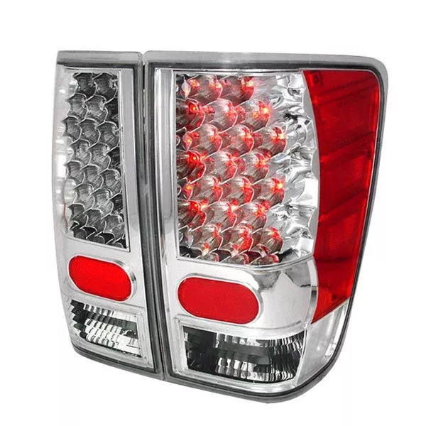 Spec-D 04-12 Nissan Titan LED Tail Lights Chrome
