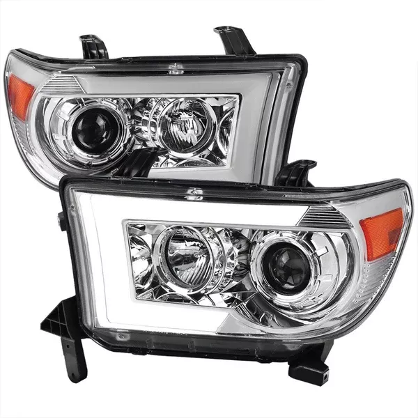 Spec-D 07-13 Tundra 08-17 Sequoia Sequential Headlights Chrome