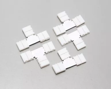 "T" Connector for 10mm LED Strip 2 Wire (Single Color) 5pk.