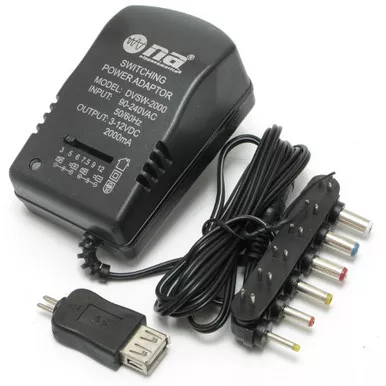 Universal 2000 mA Switching Power Adapter